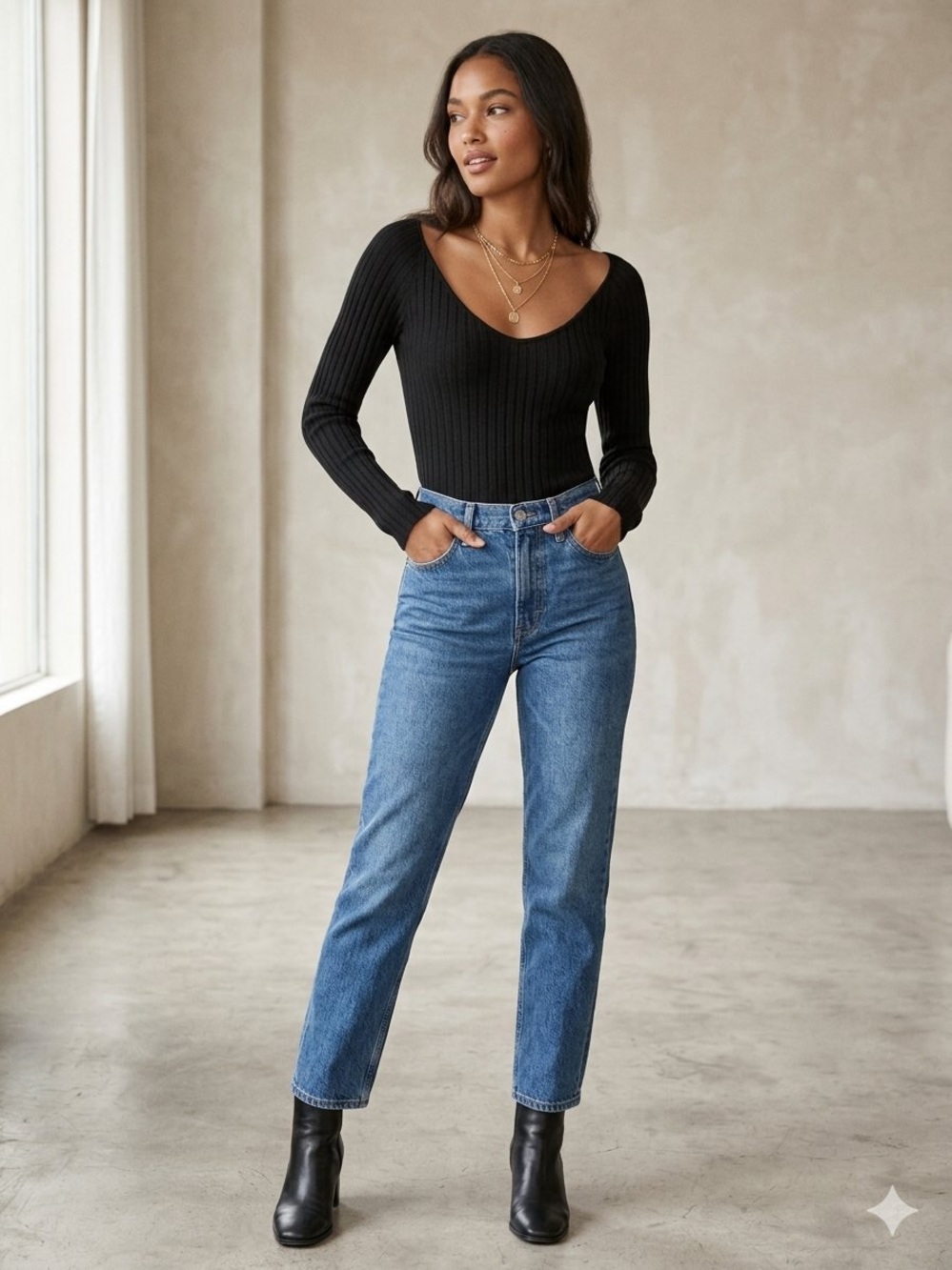Reformation long sleeve top